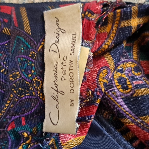 California Design Petite by Dorothy Samuel Vintage size 2 dress - Picture 9 of 12